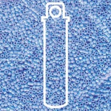 11/0 Delica Beads - Opaque Agate Blue AB - 7.2gm