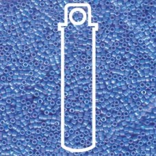 11/0 Delica Beads - Opaque Cyan Blue AB - 7.2gm