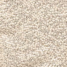11/0 Delica Seed Beads - Matte Opaque Pear