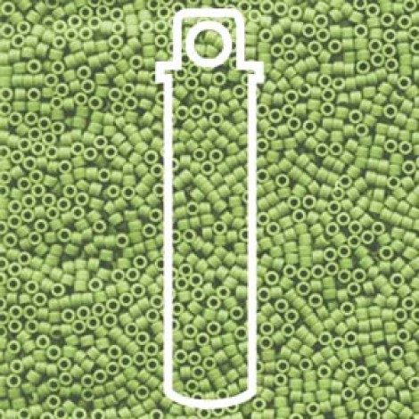 11/0 Delica Seed Beads - Matte Opaque Avocado - 7.2gm 11/0 Delica Seed Beads - Matte Opaque Avocado - 7.2gm