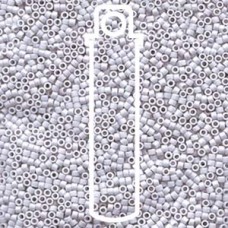 11/0 Delica Beads - Matte Opaque Ghost Grey - 7.2gm