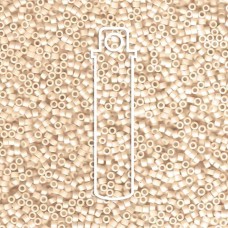 11/0 Delica Beads - Matte Opaque Pear AB - 7.2gm