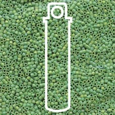 11/0 Delica Beads - Matte Opaque Avocado AB - 7.2gm