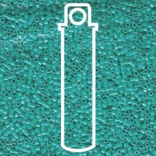 11/0 Delica Seed Beads - Opaque Turquoise AB - 7.2gm