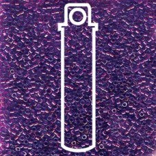 11/0 Delica Seed Beads - Fuchsia Lined Aqua AB - 7.2gm