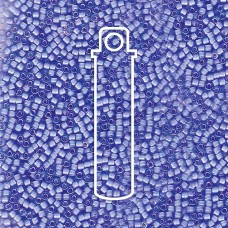 11/0 Delica Seed Beads - White Lined Sapphire AB - 7.2gm
