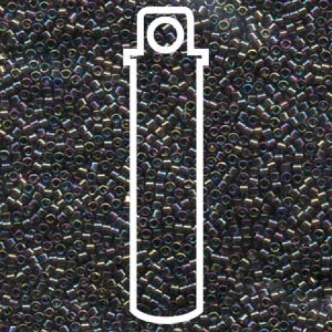 11/0 Delica Seed Beads - Transparent Bronze AB - 7.2gm 11/0 Delica Seed Beads - Transparent Bronze AB - 7.2gm