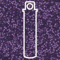 11/0 Delica Seed Beads - Dyed Purple Silk Satin