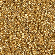 11/0 Delica Beads - Duracoat Galvanised Gold