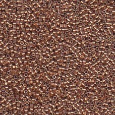 11/0 Delica Beads - Duracoat Galvanised Champagne - 50gm Bulk Pack