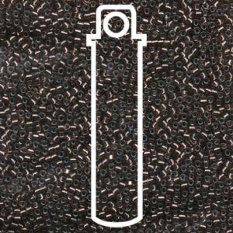 11/0 Delica Seed Beads - Silver Lined Bronze - 7.2gm 11/0 Delica Seed Beads - Silver Lined Bronze - 7.2gm