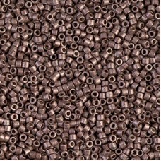 11/0 Delica Beads - Duracoat Galvanised Matte Dark Mauve - 7.2gm