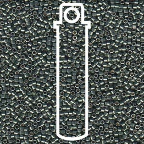 11/0 Delica Seed Beads - Duracoat Galvanized Sea Green - 7.2gm