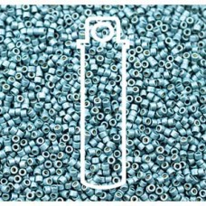 11/0 Delica Beads - Duracoat Galvanised Matte Dark Seafoam - 7.2gm
