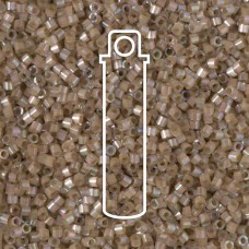 11/0 Delica Beads - Silk Inside Dyed Shell AB - 7.2gm