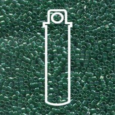 11/0 Delica Beads - Transparent Emerald Luster