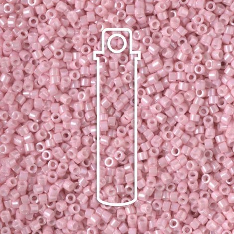 11/0 Delica Seed Beads - Opaque Rosewater Luster - 7.2gm 11/0 Delica Seed Beads - Opaque Rosewater Luster - 7.2gm