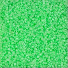 11/0 Miyuki Delica Beads - Luminous Mint Green