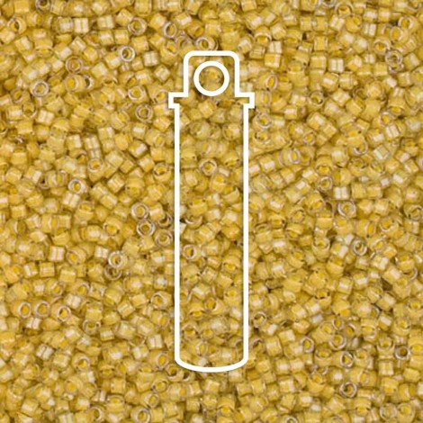 11/0 Miyuki Delica Beads - Luminous Honeycomb - 7.2gm 11/0 Miyuki Delica Beads - Luminous Honeycomb - 7.2gm