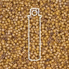 11/0 Miyuki Delica Beads - Luminous Almond - 7.2gm