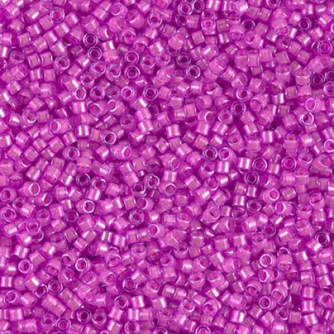 11/0 Miyuki Delica Beads - Luminous Hot Pink - 7.2gm