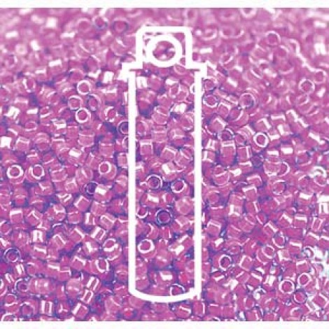 11/0 Miyuki Delica Beads - Luminous Jazzberry - 7.2gm 11/0 Miyuki Delica Beads - Luminous Jazzberry - 7.2gm