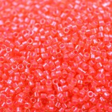 11/0 Miyuki Delica Beads - Luminous Poppy Red
