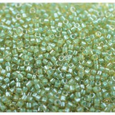 11/0 Miyuki Delica Beads - Luminous Asparagus Green - 7.6gm