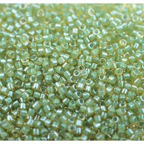11/0 Miyuki Delica Beads - Luminous Asparagus Green - 7.6gm