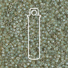11/0 Miyuki Delica Beads - Luminous Asparagus Green - 7.2gm