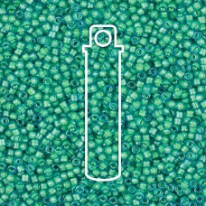 11/0 Miyuki Delica Beads - Luminous Mermaid Green - 7.2gm