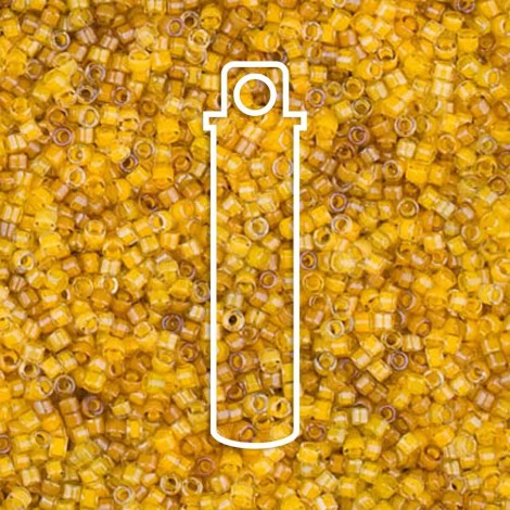 11/0 Miyuki Delica Beads - Luminous Mix 1 - 7.2gm 11/0 Miyuki Delica Beads - Luminous Mix 1 - 7.2gm