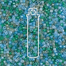 11/0 Miyuki Delica Beads - Luminous Mix 7  - 7.2gm