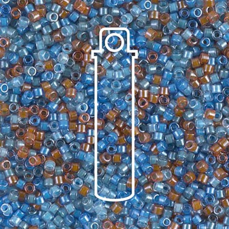 11/0 Miyuki Delica Beads - Luminous Mix 8 - 7.2gm