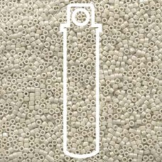 11/0 Delica Seed Beads - Opaque Alabaster Luster - 7.2gm