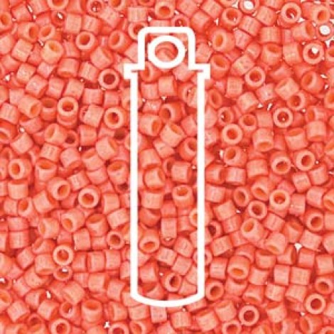 11/0 Delica Seed Beads - Duracoat Opaque Light Watermelon - 7.2gm 11/0 Delica Seed Beads - Duracoat Opaque Light Watermelon - 7.2gm
