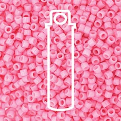 11/0 Delica Seed Beads - Duracoat Opaque Light Carnation - 7.2gm 11/0 Delica Seed Beads - Duracoat Opaque Light Carnation - 7.2gm