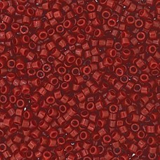 11/0 Delica Seed Beads - Duracoat Opaque Maroon - 50gm Bulk Pack