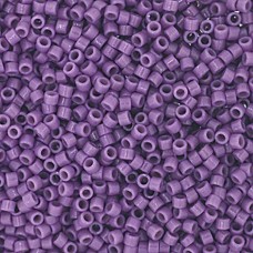 11/0 Delica Seed Beads - Duracoat Opaque Dark Orchid - 50gm Bulk Pack