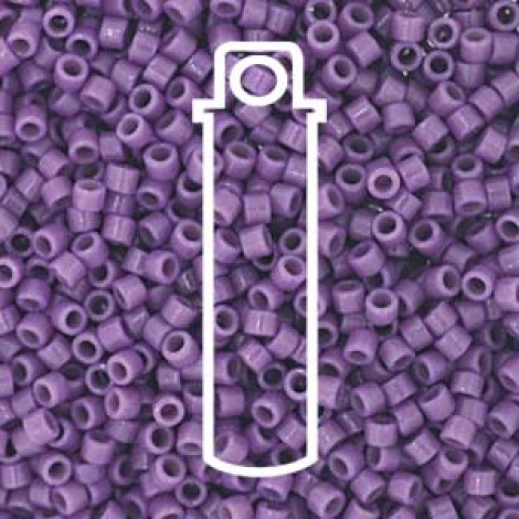 11/0 Delica Seed Beads - Duracoat Opaque Dark Orchid - 7.2gm