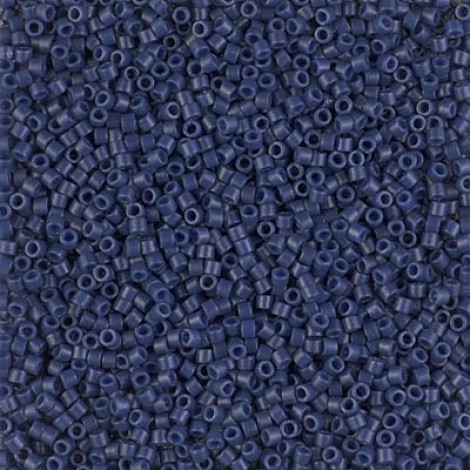 11/0 Delica Seed Beads - Duracoat Navy Blue Opaque - 7.2gm 11/0 Delica Seed Beads - Duracoat Navy Blue Opaque - 7.2gm