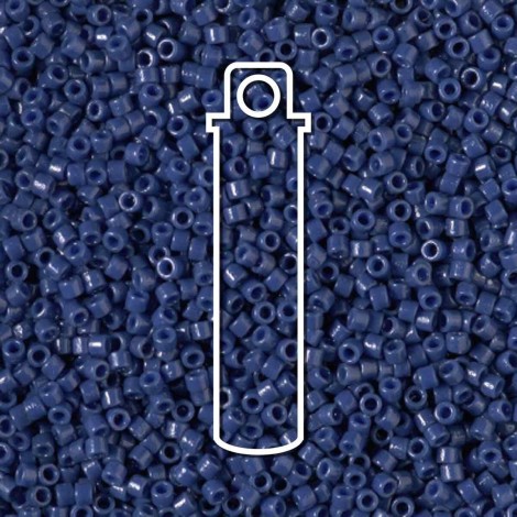 11/0 Delica Seed Beads - Duracoat Navy Blue Opaque - 7.2gm