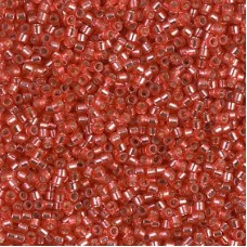 11/0 Delica Seed Beads - Duracoat Silver Lined Light Cranberry - 7.2gm