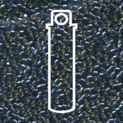 11/0 Delica Seed Beads - Duracoat Montana Silverlined Dyed - 7.2gm