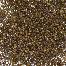 11/0 Delica Seed Beads - Picasso Brown Tan Matte - 100gm Factory Pack