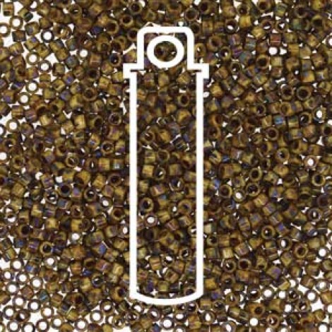 11/0 Delica Seed Beads - Picasso Brown Tan Matte - 7.2gm 11/0 Delica Seed Beads - Picasso Brown Tan Matte - 7.2gm