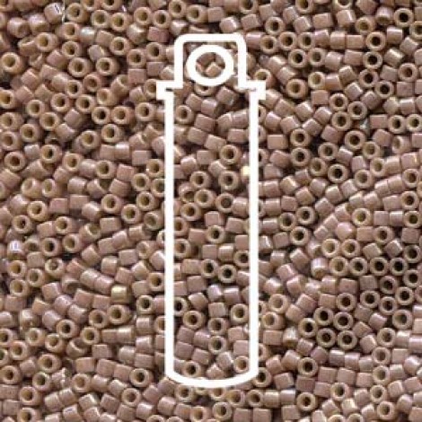 11/0 Delica Seed Beads - Opaque Glazed Lavender - 7.2gm 11/0 Delica Seed Beads - Opaque Glazed Lavender - 7.2gm