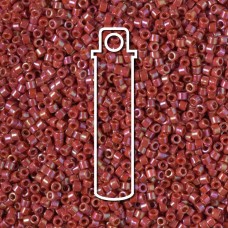 11/0 Delica Seed Beads - Glazed Opaque Dark Red - 7.2gm