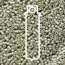 11/0 Delica Seed Beads - Frost Opaque Glaze Gray - 7.2g
