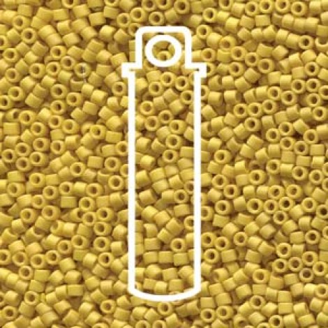 11/0 Delica Seed Beads - Frost Opaque Glaze Cream - 7.2gm 11/0 Delica Seed Beads - Frost Opaque Glaze Cream - 7.2gm